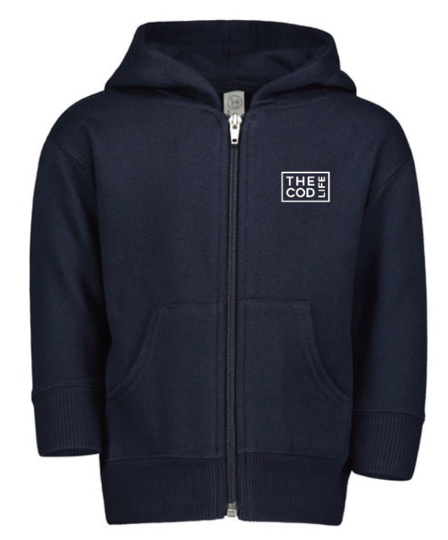 Toddler Full-Zip Hoodie | THE COD LIFE – The Cod T